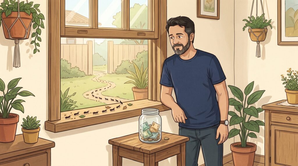 Reserva de Emergência: Como Calcular e Montar Seu Fundo de Paz 2 Homem aprendendo a importância de se preparar financeiramente e construir um fundo de emergência